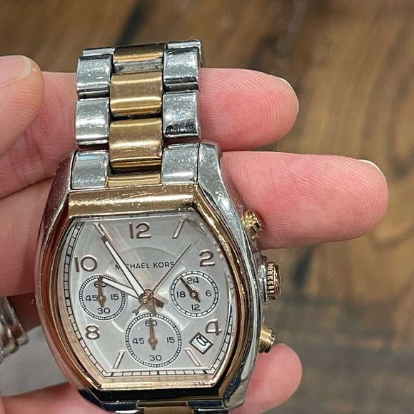 Michael Kors, two tone, three dial watch main image 10